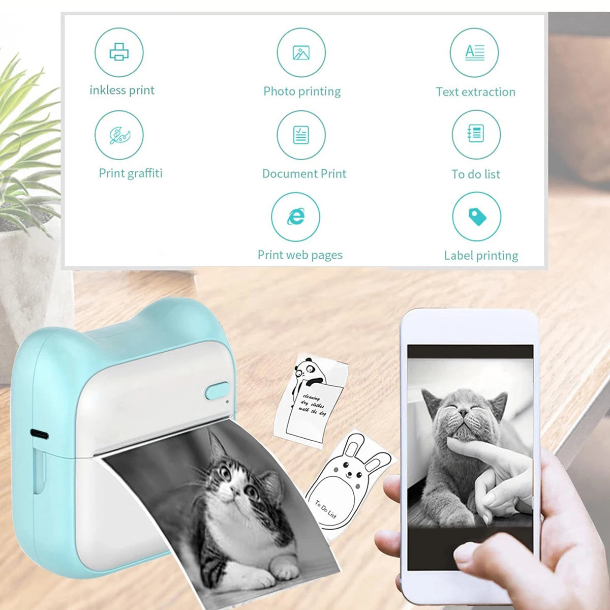 Portable Inkless Photo Printer™