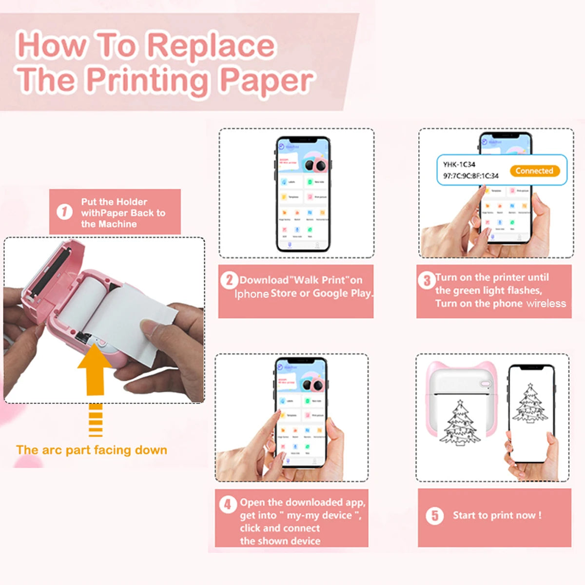 Portable Inkless Photo Printer™