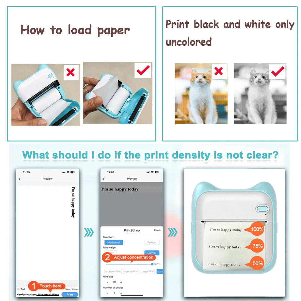 Portable Inkless Photo Printer™