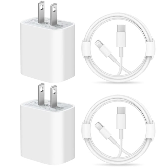 Fast Phone Charger with 6FT Cable Lighting 
